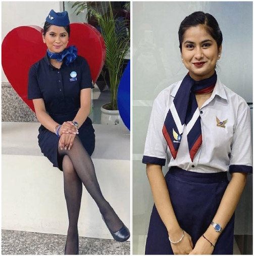 Sneha student of Ambiance fly Institute